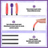 Zelphvt 12 3 Pcs Silicone Nook and Cranny Brush Crevice Cleaning Brushes Styles Sewing Machine Cleaning Brushes Tiny
