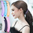 RC ROCHE ORNAMENT 6 Pcs Women's Super Secure Grip Claw Ponytail Maker Holder Hair Clips, Medium Transparent Multicolor