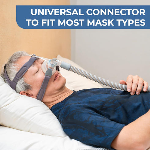 Roscoe Medical Lightweight CPAP Hose, 8 Feet, Flexible Tubing for Resmed, Philips, Fisher & Paykel