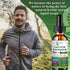 Calcium Magnesium Zinc Liquid Drops - 500mg Magnesium Glycinate, 1000mg Calcium with Vitamin D3, K2, B6, B12