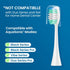 Replacement Toothbrush Heads 10 Pack - Compatible with AquaSonic Black Series, Vibe Series, Black Series Pro, Duo