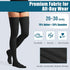 Socks,20-30 mmHg Thigh High Compression Closed Toe Compression Stockings for Men Women,for Varicose Veins,Edema,DVT