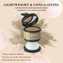 SEVICH Hairline Shadow Powder - Light Coffee Quick Cover for Grey Roots, Eyebrows & Beards, Windproof & Sweatproof