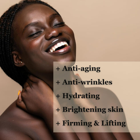 mivida Super Serum for Face 1.0 oz | All-In-One Natural Facial Serum with Retinol, Hyaluronic Acid, RoseHip Oil &