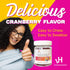 vH essentials Probiotic Gummies, 60 Count with Prebiotics & Cranberry for Urinary Tract Health and Vaginal Microflora