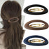 Large Hair Barrettes for Women, Matte Ellipse for Thin Hair, French Barrette Cute Styling Clips Non Slip Vintage
