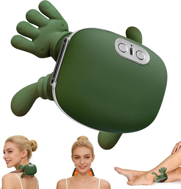 Niifawh Neck Massager, Neck and Back Massager with Heat, Portable Body Massager for