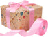 1-1/2 Inch Pink Satin Ribbon, 50 Yards, Solid Fabric Ribbons Roll for Wedding Invitations, Bridal Bouquets, Gift