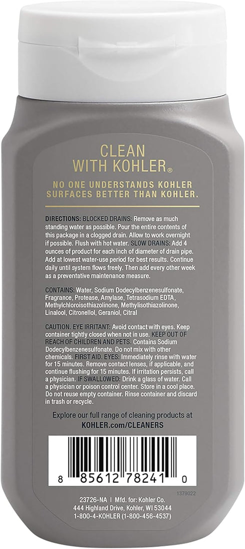 Kohler K-23726-NA Drain Treatment for Effective Drain Cleaning