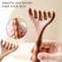 KINTEGOOD Sandalwood Massage Comb, Long Handle Wooden Scalp Massager, Gua Sha Tool for Head, Neck and Face, Scalp
