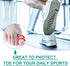 Povihome 10 Pack Big Toe Sleeves, Gel Toe Protectors and Caps for Stubbed Toes, Crossing Toes, Corns