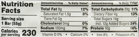 RXBAR Blueberry AM Protein Bar, 1.9 OZ