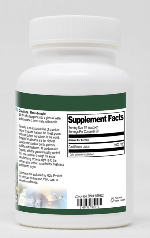 Terravita (1 oz, 519632) Cauliflower Juice Powder ZIN: