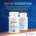 Clinical Effects Mushroom Formula 10, Natural Supplement for Focus, Mood, Brain Booster Support, 60 Veggie Capsules