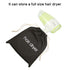 Hair Dryer Bags Drawstring Bag, 11.8 by 13.8 Inch (Cotton, Gray)