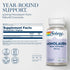 SOLARAY Monolaurin 500mg from Natural Coconut, Supplement for Nutritive Support, 60 Servings, 60 VegCaps