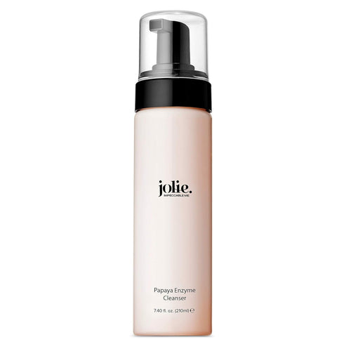 Jolie Papaya Enzyme Cleanser - 7 oz Exfoliating Gentle Foaming Face Wash with Natural Fruit Extracts