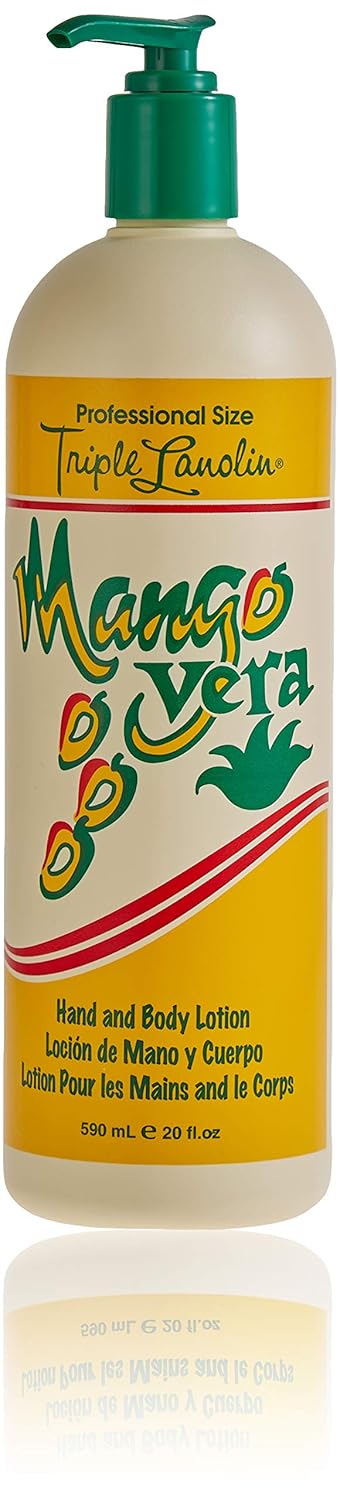 Triple Lanolin Mango Vera Hand and Body Lotion, 20 Oz