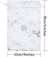 Volanic 100PCS 4X6 Inch Sheer Drawstring Organza Gift Bag Pouch for Jewelry Party Christmas Favor