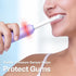 Bitvae R2 Rotating Electric Toothbrush for Adults, 8 Brush Heads, 5 Modes, Purple