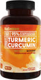 BioEmblem Turmeric Curcumin Supplement - Joint Support & Heart Health with Organic Turmeric Powder, 30-Day Supply
