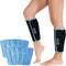 REVIX Calf and Shin Ice Packs for Injuries - Reusable Cold Compression Sleeve for Swelling, Bruises, Sprains (2 Packs)