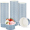 Maxdot 60pcs 3oz Dessert Cups, Disposable Ice Cream Cups, Paper Frozen Yogurt Bowls,