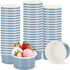 Maxdot 60pcs 3oz Dessert Cups, Disposable Ice Cream Cups, Paper Frozen Yogurt Bowls,