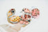 2 Pack Marble Contact Lens Case, All-in-One Travel Contact Container Soak Storage Kit (Rose Gold + Gold)