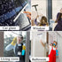 4Pcs Replacement Squeegee Rubber, 10.23'' Window Cleaning Scrubber Wiper for Glass and Shower Doors (Black+White)