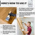 32 OZ Pure Tung Oil for Wood Finishing with Wood Brush, Waterproof Wood Sealer Indoor and Outdoor, 100% Pure Natural Tung Oil for Unfinished Bare Wood, Such as Wood Furniture, Wood Floors