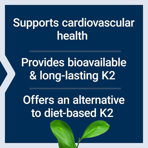 K2 90 Life Extension Low Dose Vitamin Supports Arterial Health Non-GMO, Gluten-Free Softgels