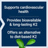 K2 90 Life Extension Low Dose Vitamin Supports Arterial Health Non-GMO, Gluten-Free Softgels