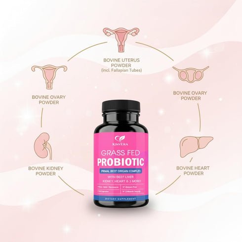 Immunity 60 Grass-Fed Beef Liver Capsules for Women Female-Optimized Natural Organ Supplement Cognitive Function