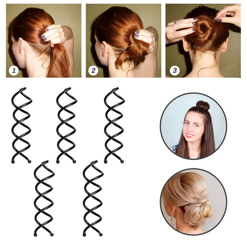 Winkeyes Hair Styling Set, DIY Hair Braiding Tool Kit with Accessories for Fast Spiral Braids