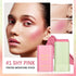 Multi-Use Makeup Blush Stick - Waterproof Tinted Moisturizer for Eyes, Lips, and Cheeks in Shy Pink
