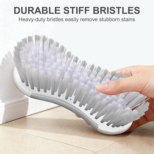 SetSail 2 Pack, Multi-Purpose Scrub Brush of Stiff Bristles Cleaning Brush with Non-Slip Grip Heavy Duty Scrub Brushes