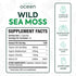 Wild Sea Moss Capsules - 100% Organic Irish Sea Moss with Chlorella, Bladderwrack, Vitamin D for Energy, Lung Health,