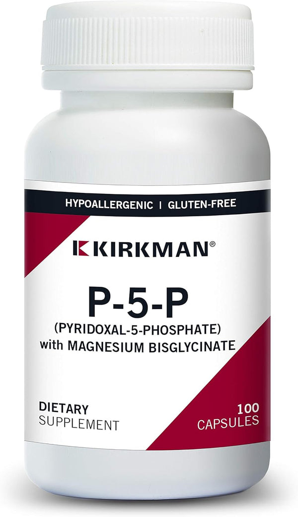 Kirkman – P-5-P (Pyridoxal 5-Phosphate) with Magnesium Bisglycinate - Hypoallergenic