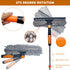 Tonmp 20 2 1 3-14 3 ft+ Reach Squeegee Window Cleaner Duster in Rotatable Window Cleaning Tool Kit with ft Extension