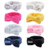 Ondder 8 Pack Spa Headbands, Makeup Bow Face Wash Bowknot Headbands for Washing Face, Fluffy Skincare