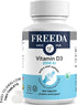 FREEDA Vitamin D3-2000 IU - Pure High Potency Kosher Supplement Tablets - Bone and Muscle Health, Calcium Absorption, Immune Support for Men and Women* - 250 Count