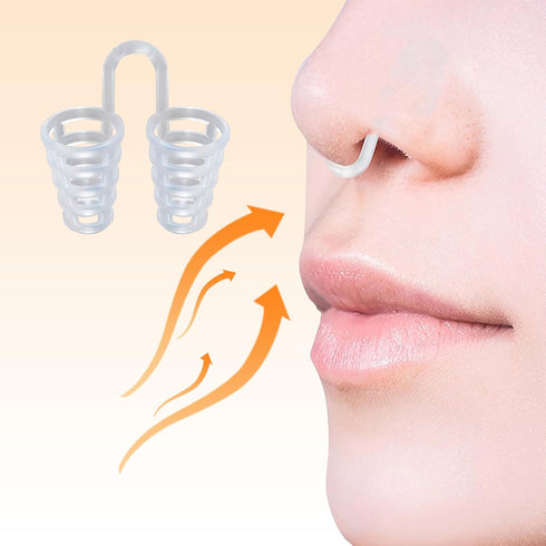 Nose Vent Sinus Relief Dilator (Pack of 12 Large Size) - Reusable Silicone Vents for Nasal Snorers by Mobi Lock