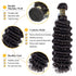 QTHAIR 16A Brazilian Virgin Hair Deep Wave Bundles, 100% Unprocessed Deep Curly Human Hair Weave, Natural Color