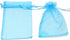 50Pcs 6x8 inches Sheer Organza Bags - Jewelry Drawstring Pouches for Wedding Party Christmas Favor Gifts