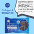 321glo Collagen Protein Brownie, Gluten Free, Low Sugar Keto Snack, 16g Protein, 6g Collagen, 12 Pack