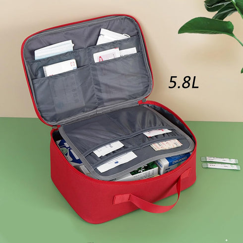 YOUNAFEN Large Capacity Pill Bottle Organizer Travel Storage Bag Medicine Bag for Medications Vitamin and Medical