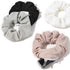 Pocket Scrunchies Hair Ties with Hidden Zipper, Stash Scrunchy Ponytail Holder
