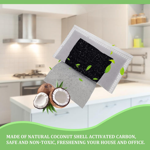 Activated Charcoal Odor Absorber Diaper Pail Deodorizer for itouchless 8 Gallon & Larger, 8 Pack
