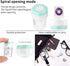 Lamoutor 8Pcs Manually Contact Lens Washer Cleaner, Plastic Lens Cleaner Case, Random Color